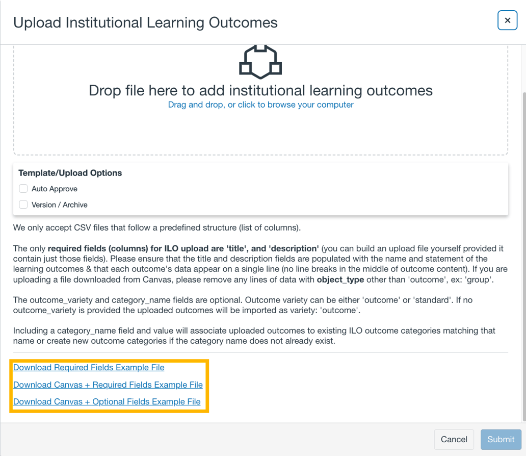 How do I add Institutional Level Outcomes (ILOs) to Insights for use in ...