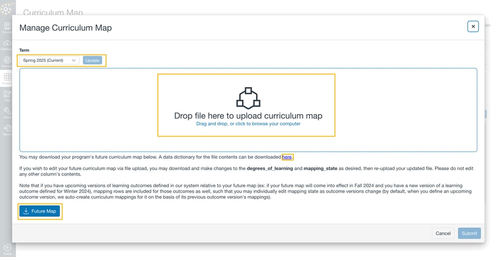 Current State Map That Shows Inputs Example How do I Curriculum Map in Insights?
