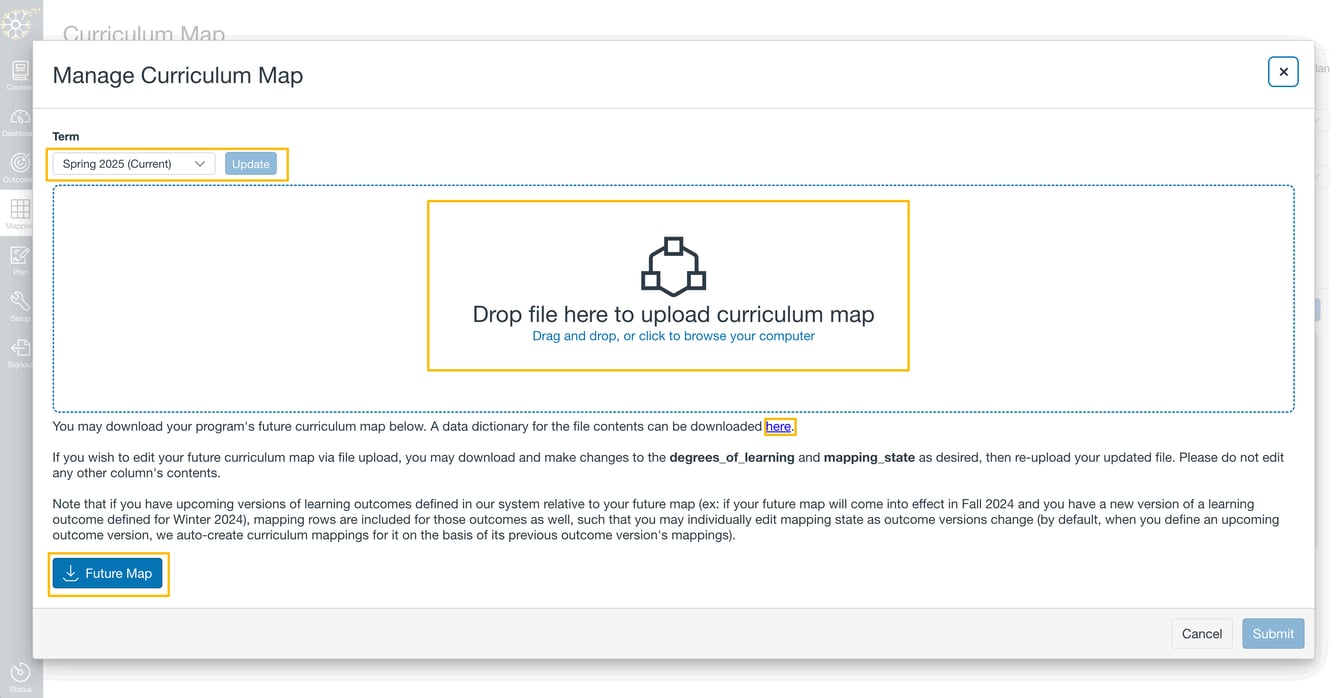 Current State Map That Shows Inputs Example How do I Curriculum Map in Insights?