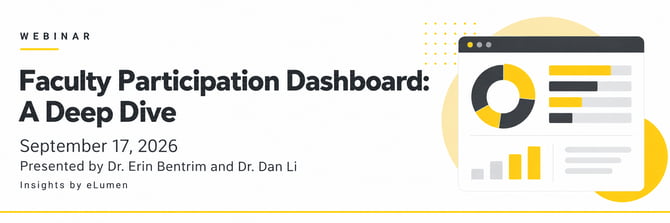 Faculty Participation DashboardWebinarTitle
