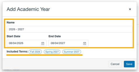 Year Data Entry